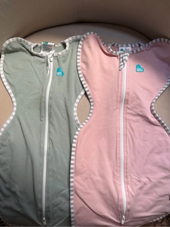 Love to dream Other - NB Love To Dream Swaddle Sleep Sack - Pink and Sage